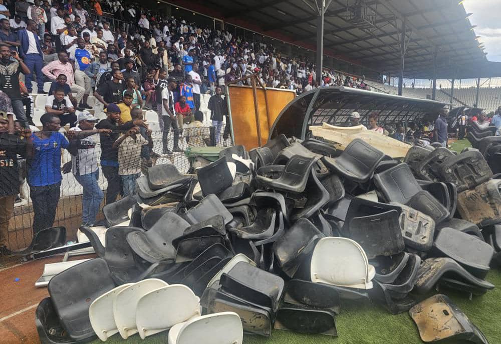 RDC : 5 personnes blessées et 567 sièges détruits, lors du Derby lushois ( Rapport PNC )